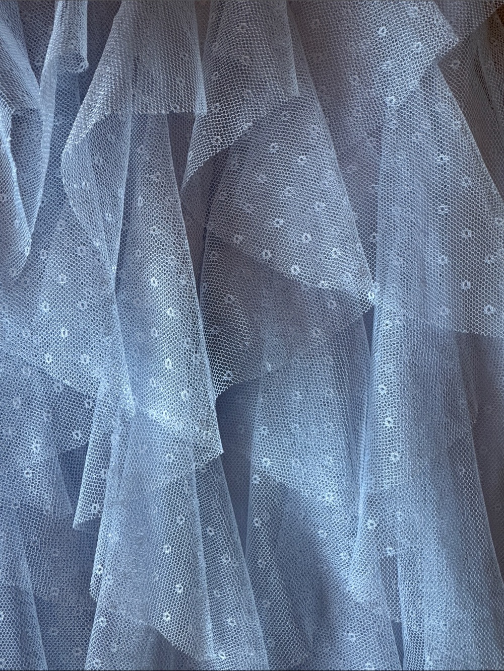 Anthropology NEW Cheri tiered tulle line skirt S - Picture 5 of 11